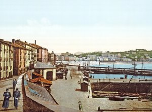 スペイン、サンセバスチャン港、1890〜1900年 作： French Photographer
