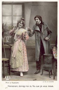 La Vie De Boheme」のシーン（カラー写真 作： French Photographer