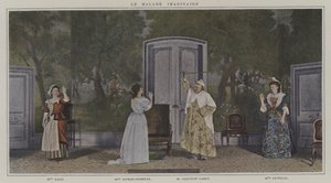 モリエール作「Le Malade Imaginaire」の上演風景（カラー写真 作： French Photographer