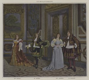モリエール作「Le Misanthrope」の上演風景（カラー写真 作： French Photographer