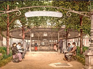 Source de l&39;Hopital、Vichy、1890-1900 作： French Photographer