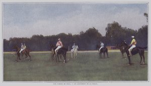 ポロの試合開始（カラー写真 作： French Photographer
