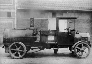 タールトラック、1900年頃