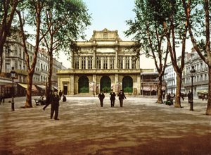 フランス、ベジエの市立劇場、1890〜1900年 作： French Photographer
