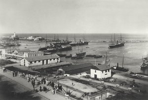 アルジェの港、1886年4月20日 作： French Photographer