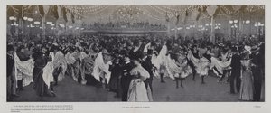 パリ、ムーランルージュのボールルーム（モノクロ写真 作： French Photographer