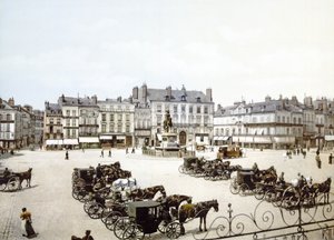 ジャンヌダルク、マルトロイ広場、オルレアンのパブの像。 c。1900
