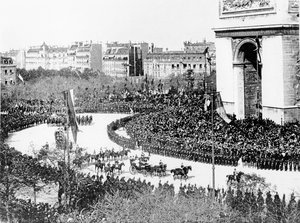 ニコライ2世がパリを訪問、1896年 作： French Photographer