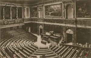 ベルサイユ議会。 1913年に送られたはがき。 作： French Photographer
