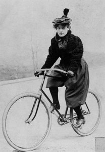 自転車に乗った女性、1894