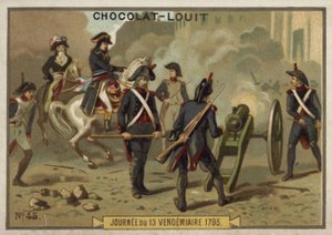 13 Vendemiaire 1795、フランス革命 作： French School
