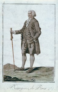 パリのブルジョワ、1787 作： French School