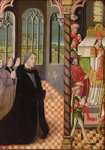 3人の娘を持つドナーとヨアヒムの供え物、1485-95年 作： French School