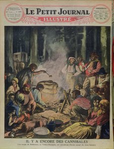 1927年のルプティジャーナルより、チェコスロバキアの人食いのジプシーのグループ 作： French School