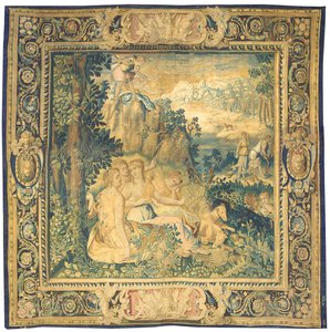 パリ神話のタペストリー、c。 1620年（タペストリー）
