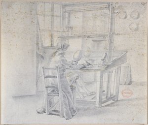 セーヴル工場の磁器画家、1780年頃 作： French School