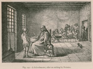 Boissieuによるエッチング後の校長 作： French School