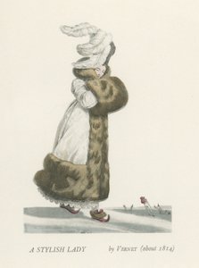 スタイリッシュな女性（1814年頃） 作： French School