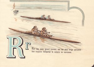A：最長ルートのドブネズミ、大きな漕ぎ手、常に競争に勝つ方法を知っています 作： French School