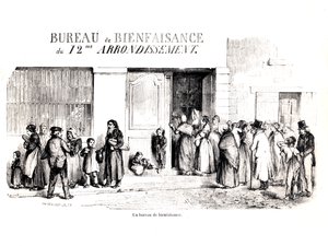 パリの福祉事務所12区、c。 1870 作： French School