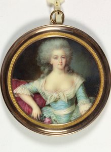 マダム・エリザベート・ド・フランスという女性（エナメル 作： French School