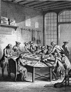 ルイ15世（1715年～1774年）の時代のフランスの郵便局です。 作： French School