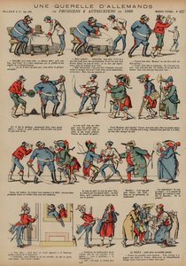 ドイツ人同士の喧嘩：普墺戦争（ふおうせんそう 作： French School