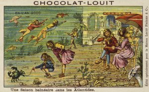 2000年の大西洋海底の海辺の休日 作： French School
