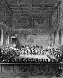 1613年、ブルターニュの議会での様子。 作： French School