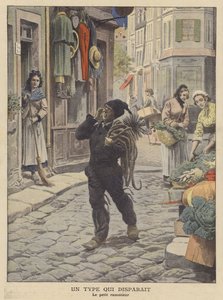 小さな煙突掃除人（カラーリトグラフ）」という絶滅危惧種 作： French School
