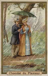 雨の日の散歩 作： French School