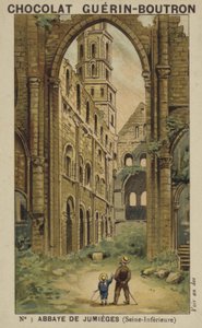 ジュミエージュ修道院、セーヌ=インフェリウール 作： French School