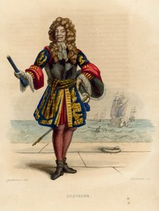 アブラハム・デュケイン（彩色済み彫刻 作： French School