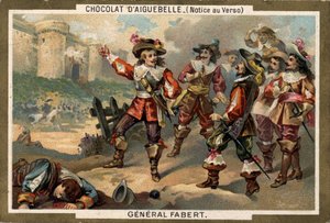フランスのマレシャル、アブラハム・ド・ファベール（1599-1662）が1654年にステネイ（ムーズ県）を包囲した時の写真。19世紀のクロモリトグラフ。 作： French School