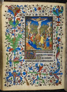 追加 16997 f.153v 磔刑、シュヴァリエ アワーズ、1420 年頃 (ベラム) から 作： French School