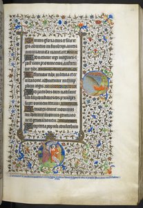 Ms 18850 f.42r Book of Hours (The Bedford Hours) c.1410-30 を追加 (ベラム紙にインク、色、金) 作： French School