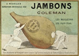 ジャンボン・コールマン」の広告 19世紀後半（カラーリトグラフ） 作： French School