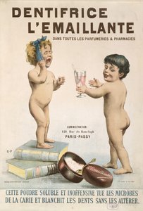 LEmaillante Dentifrice、1892年の広告 作： French School