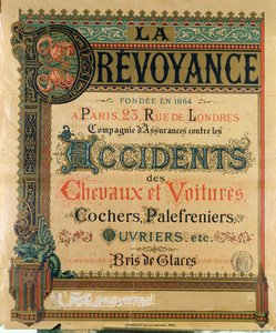 車や馬の事故に特化した保険会社La Prevoyanceの広告 作： French School