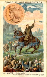 チョコレートの広告用クロモリトグラフ Guerin Boutron, Philip 第1代フランク王国王（1060年～1108年） Pierre l