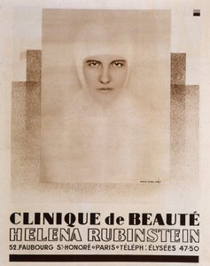 パリのエレーナ・ルビンシュタイン美容クリニックの広告 - in Vu 作： French School