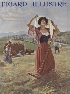フィールドの農業労働者 作： French School
