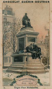 アレクサンドルデュマ、小説家、1803-1870年、エリジープレイスマルゼルブ 作： French School