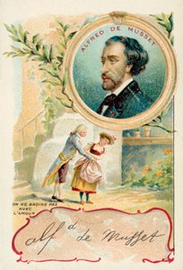 アルフレッド・ド・ミュッセ（フランスの劇作家、小説家、詩人）（クロモリト 作： French School