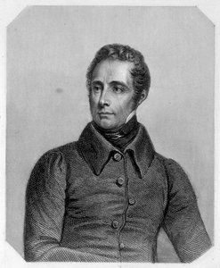 フランスの詩人、アルフォンス・ド・ラマルティーヌ（1790-1869）。ラマルティーヌの「L