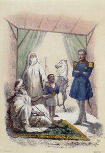 M.E.Fouinetの「The twelve Nations」に掲載されたアラブ諸国のイラスト。 作： French School