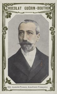 アナトールフランス、アカデミーフランセーズ（カラー写真） 作： French School