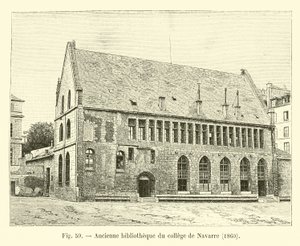 ナバラ大学の旧図書館、1860 作： French School