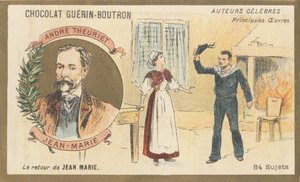 アンドレ・トゥーリエ（1833-1907）、フランスの詩人、小説家、劇作家、「ジャン＝マリー」の作者、ドラマ（1872） 作： French School