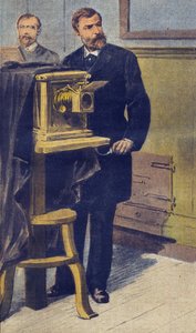 人間測定-アルフォンス・ベルティヨン（1853-1914）1899年5月「Le Petit Journal」誌のイラスト（彫刻）。 作： French School